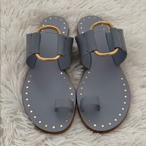 NIB tory burch Ravello studded toe ring sandal